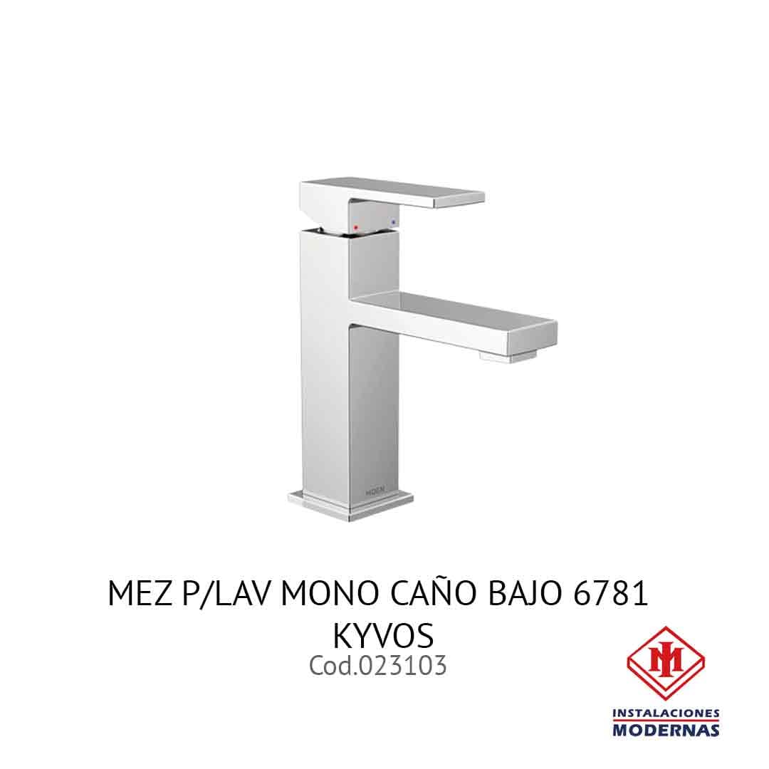Mez P/Lavamanos Mono Caño bajo 6781 KYVOS