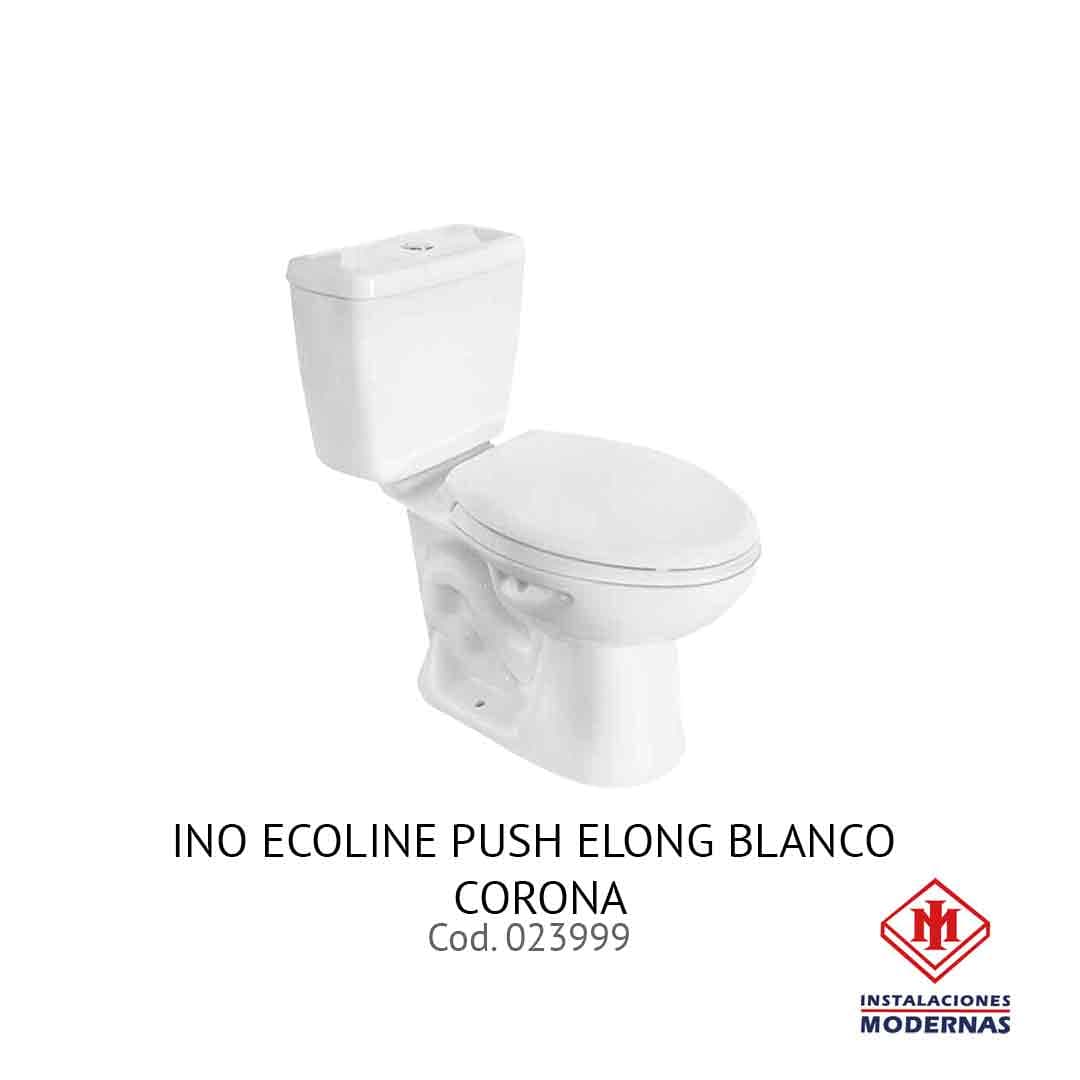 INODORO Ecoline Push Elong Blanco CORONA