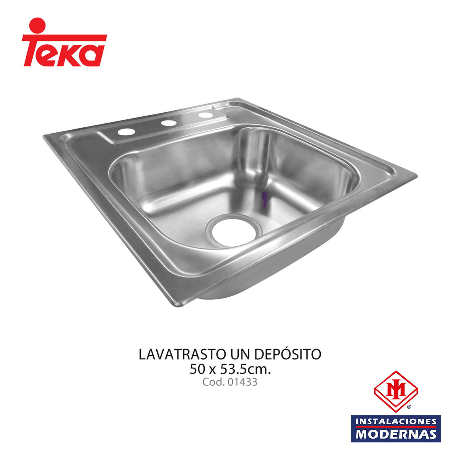 LAVAT 1 DEP S/ALA 50X53.5 TEKA