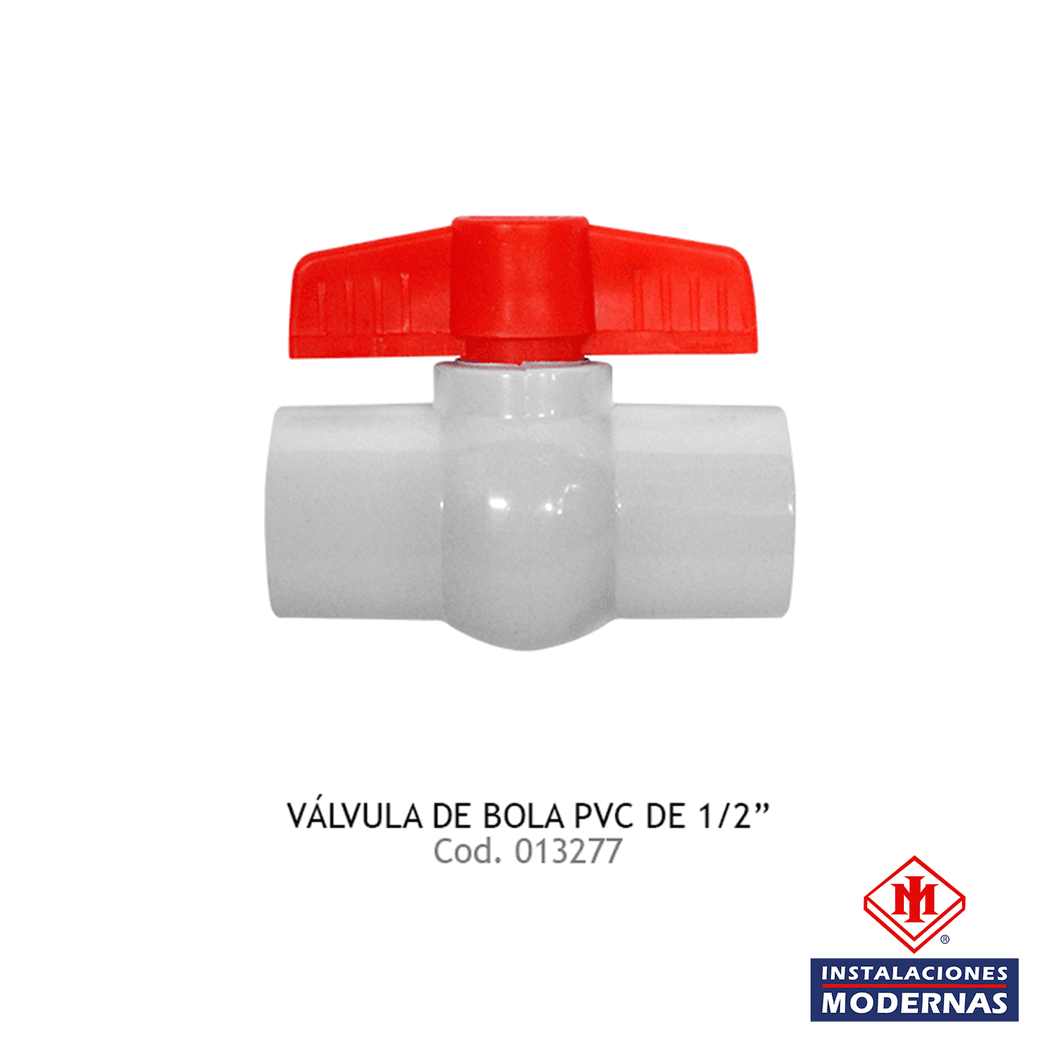 VALV BOLA LISA 1/2 PVC TWN