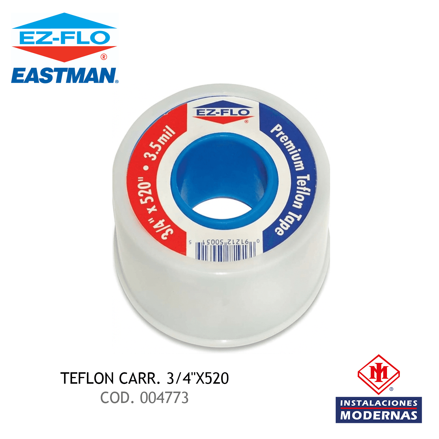 TEFLON CARR. 3/4"X520