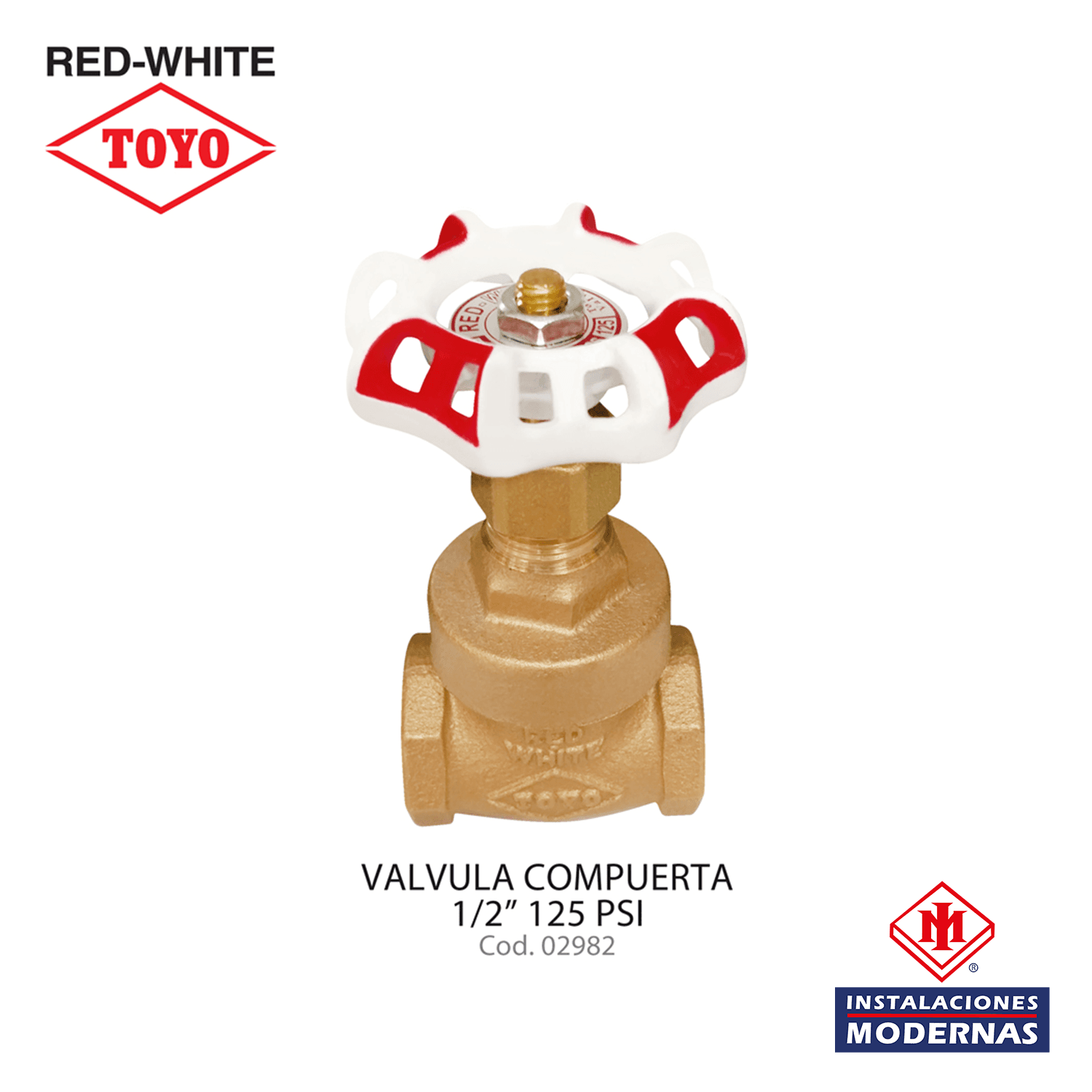 VALV COMP 1/2" 125 PSI TOYO